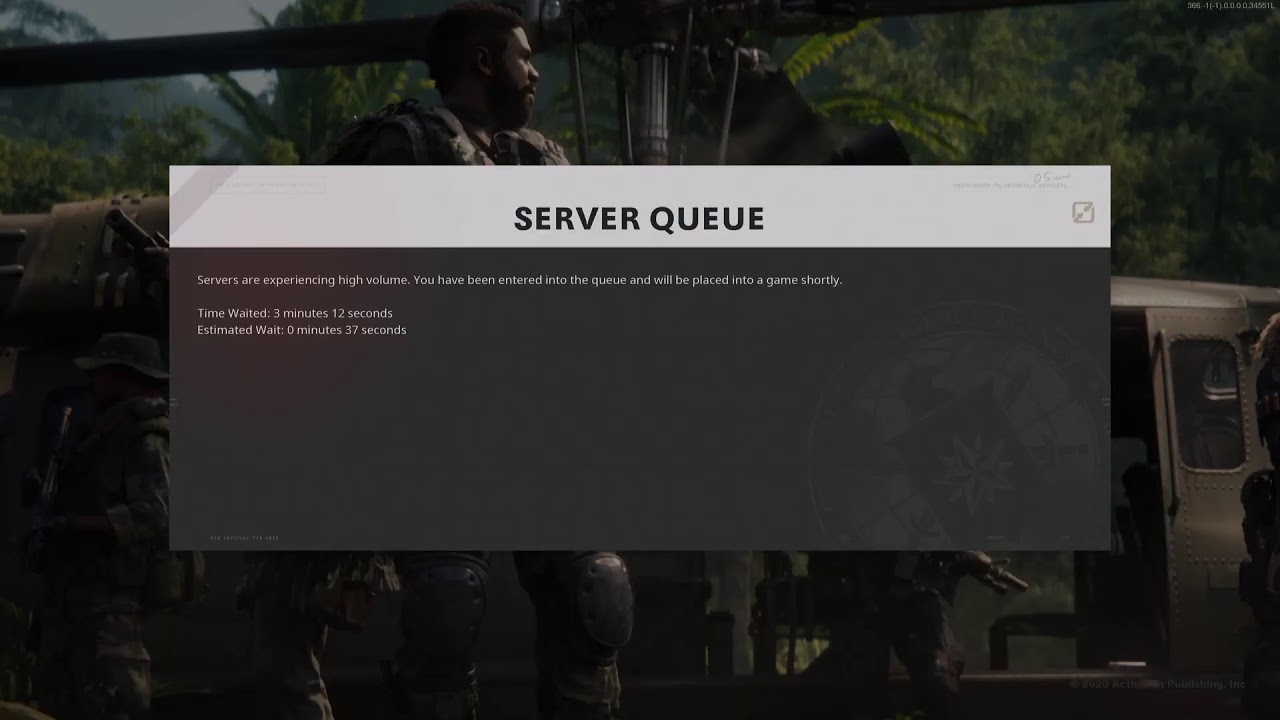 COLD WAR SERVERS COMPLETELY OFFLINE!!!