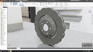 Autodesk Inventor - Audi RS7 wave brake