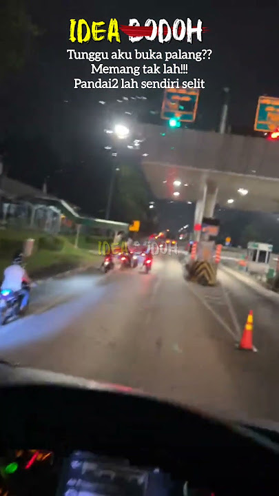 LORI HON GENG MAT REMPlT TUNGGU KAT DEPAN TOL 'MINTA LORI BAYAR & BUKAKAN PALANG'