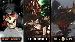 Mortal Kombat - All X-Rays/Fatal Blows Comparison (MK9, MKX, MK11)