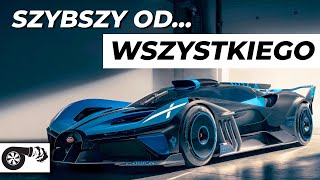 Bugatti Bolide - wygląda na to, że Formuła 1 straci tytuł najszybszego bolidu wyścigowego...