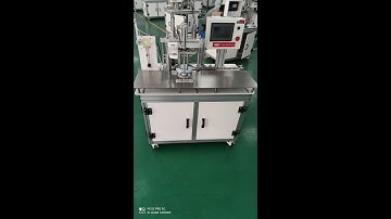 Semi automatic ear loop welding machine elastic machine