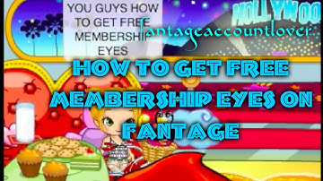 How To Get Free Membership Eyes ~ on fantage // FALFRIDAYS