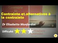 Contrainte et alternatives à la contrainte - Dr Elisabetta MONFARDINI