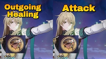 Loucha: Outgoing Healing vs Attack % Chestpiece Heal Comparison | Honkai: Star Rail