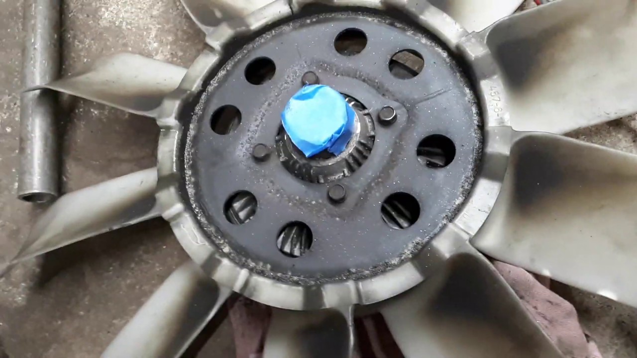 Removing the Radiator fan blade YouTube