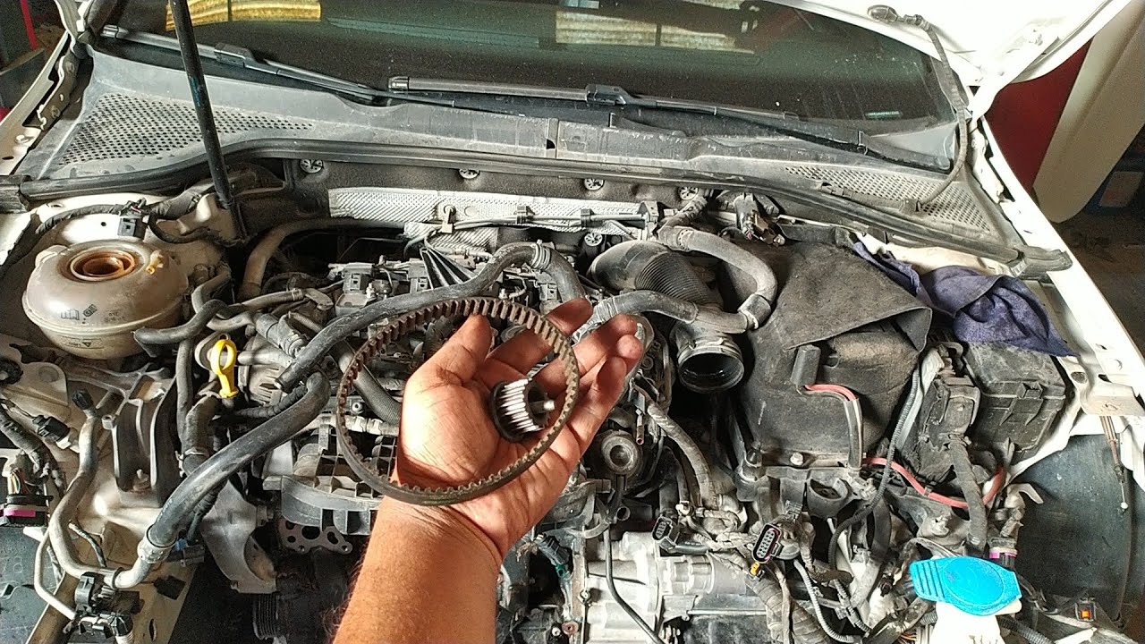vw golf gti water pump belt replacement YouTube