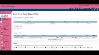 Checking Grades in PowerSchool