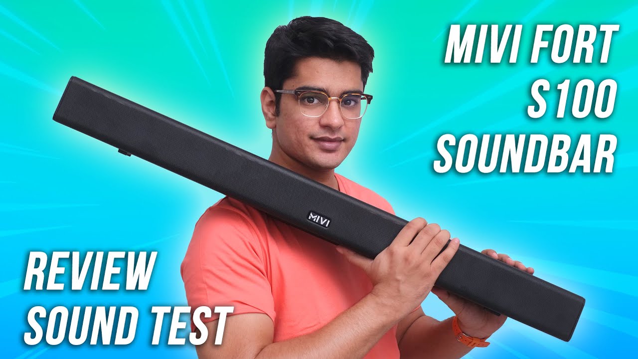 Mivi Fort S100 Soundbar Review, Unboxing, & Sound Test! - YouTube