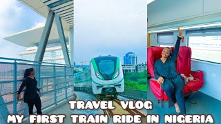 TRAVEL VLOG - MY FIRST TRAIN RIDE IN NIGERIA || EPIC FIRST CLASS TRAIN RIDE|| THE LAGOS-IBADAN TRAIN