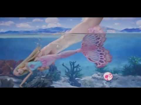 Barbie syrenka zmieniająca kolor 2013 reklama TV