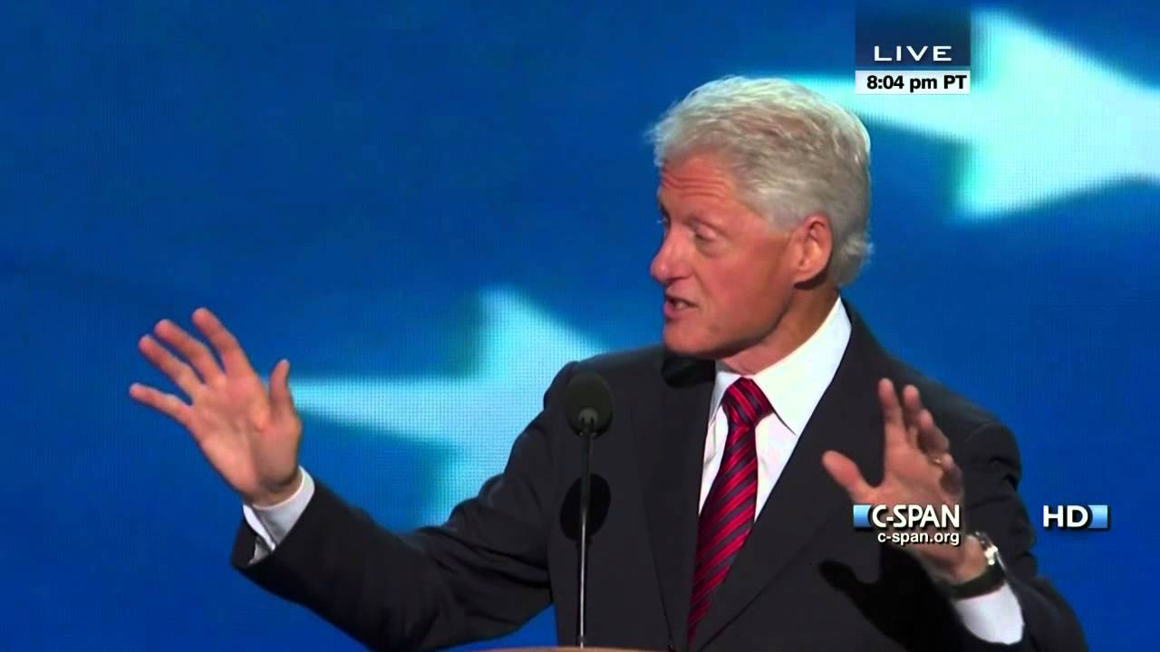 Bill Clinton speaks at the 2012 DNC (C-SPAN) - Full Speech