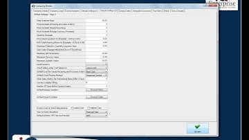 IQ POS   Utilities   Setup   Default Settings 2    15   Default Cost for GRV and PO