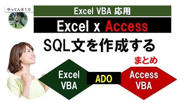 Excel VBA(ADO) Access 21 データベースの概要とSQL文の作成方法を解説します。 #vba #access #sql