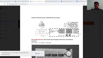 Sample embedded system with msp430 microcontroller