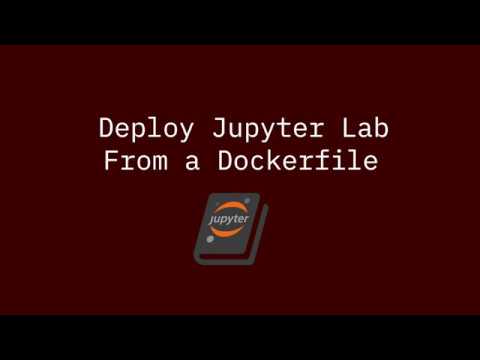 Deploy Jupyterlab on