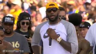 LeBron James   Full Speech ¦ Cleveland Cavaliers Championship Parade ¦ June 22, 2016 ¦ NBA Finals