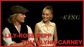 Lily-Rose Depp and Tom Glynn-Carney praise Greta Thunberg and talk weird gifts