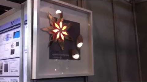 Fraunhofer COMEDD OLED lighting panels at PE2012