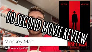 Monkey Man 60 Second Movie Review by The Recaps 466 views 1 month ago 1 minute, 12 seconds