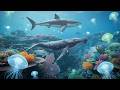Relaxing Ocean Wildlife 🌊 | 4K Deep Sea Animals & Whale Sounds with Calm Music 🐋 #music #relax