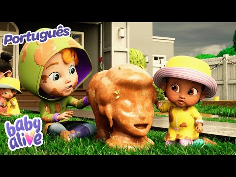 Monstro De Lama 😱 Vídeos para bebés 🍼 Baby Alive em Português✨ Desenhos animados