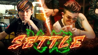 【SETTLE】🐍山頂黑毒蛇VS反骨男孩🔥大馬Ah Beng遇上台灣8 9 看他們怎樣SETTLE! (Prod by JSAW)｜MUSIC VIDEO｜低清Dissy｜@WACKYBOYS520​