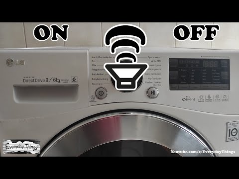 How to Turn On or Off the sound/Beep on the LG washing machine