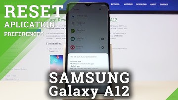 How to Reset App Preferences in SAMSUNG Galaxy A12 – Default App Configuration