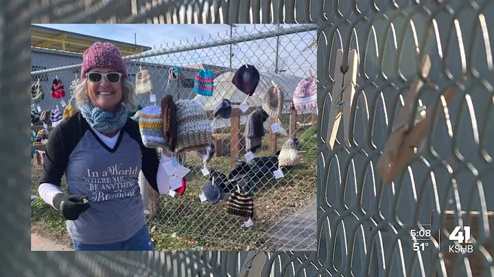 Cancer survivor gifts KC over 300 handmade hats an...