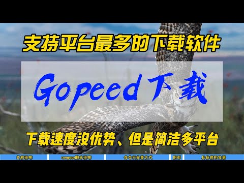 支持平台最多的下载软件(之一)Gopeed下载~下载速度没优势,但是简洁多平台~ 支持平台最多的下载软件(之一)Gopeed下载~下载速度没优势,但是简洁多平台~
