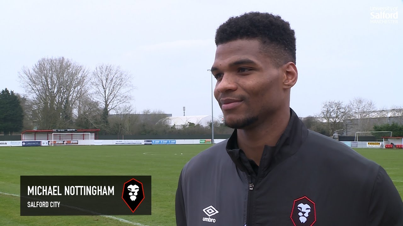 national league volley Brackley Town 0-1 Salford City - Michael Nottingham post-match interview