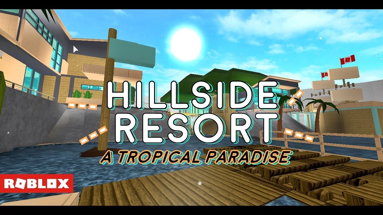 Bloxburg Tropical Hillside Resort Why I Stopped Youtube - roblox bloxburg hotel idea
