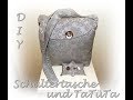 Schultertasche + Taschentüchertasche nähen für Anfänger