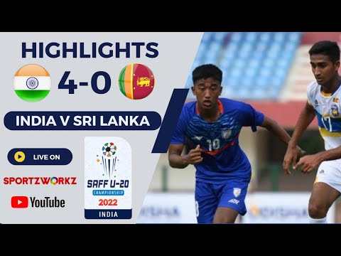 Match 5 || India vs Sri Lanka Full Highlights || SAFF U20 Championship 2022 || Sportzworkz