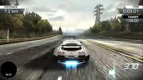 Android Need for speed Most Wanted - Bugatti Veyron 16.4 Hot ride record 1:01:38
