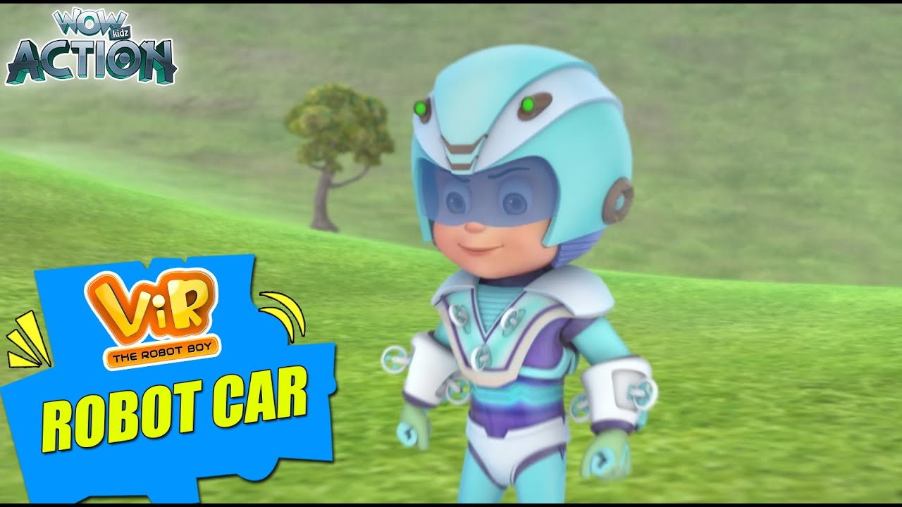 Vir The Robot Boy New Episodes  Robot Car  Hindi Kahani  Wow Kidz Action