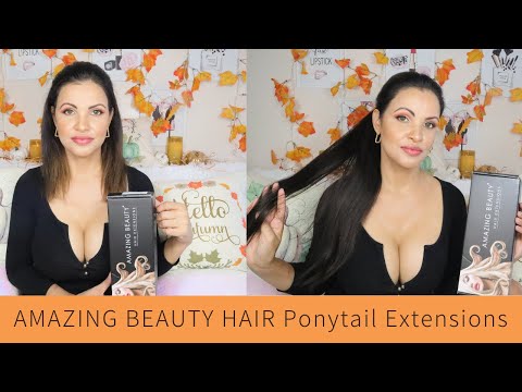 video about Ponytail Extensions 2# Dark Brown