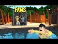 I Saved FANS Trapped On This Island.. You Won't Believe Who Did It! (Roblox)