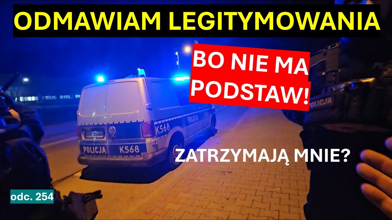 Odmawiam legitymowania policji, bo nie podoba mi się podstawa tej czynności. Zatrzymają mnie? 