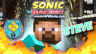 Sonic Racing: CrossWorlds - Sonic x Minecraft | Crossover Grand Prix 1