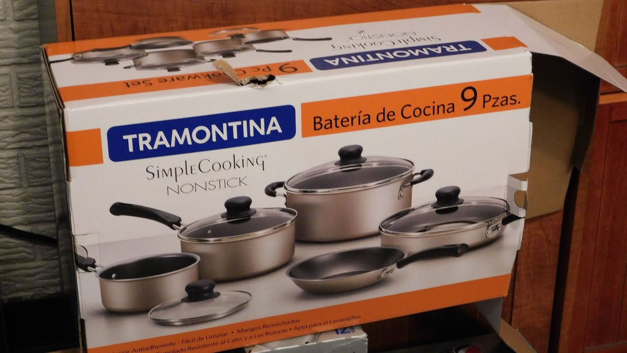 Unboxing: Tramontina 18-piece Non Stick Cookware Set, Online shopping