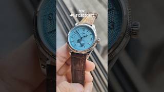 The new ROwlexx Perpetual 1908 in Platinum with an ice blue New Model #luxurywatch