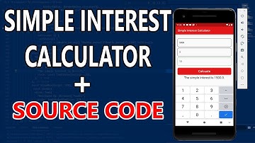 Flutter Simple Interest Calculator With Source Code