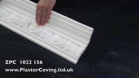 Medium Georgian Egg and Dart Plaster Coving ZPC 1022 - 156