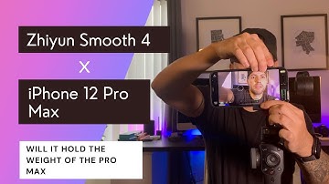 iPhone 12 Pro Max x Zhiyun Smooth 4. Will the Smooth 4 be able to hold the weight of the Pro Max?MTD