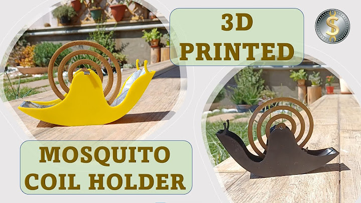 3D Printed Mosquito Coil Holder