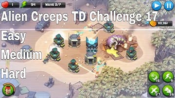 Alien Creeps TD Challenge 17 Without Any Extra Hero