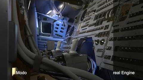 Unreal Engine Render Test 1 -- Apollo Command Module