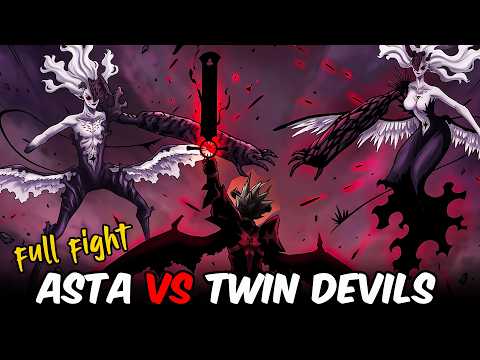Asta vs Twin Devils Full Fight - Black Clover Colored Manga